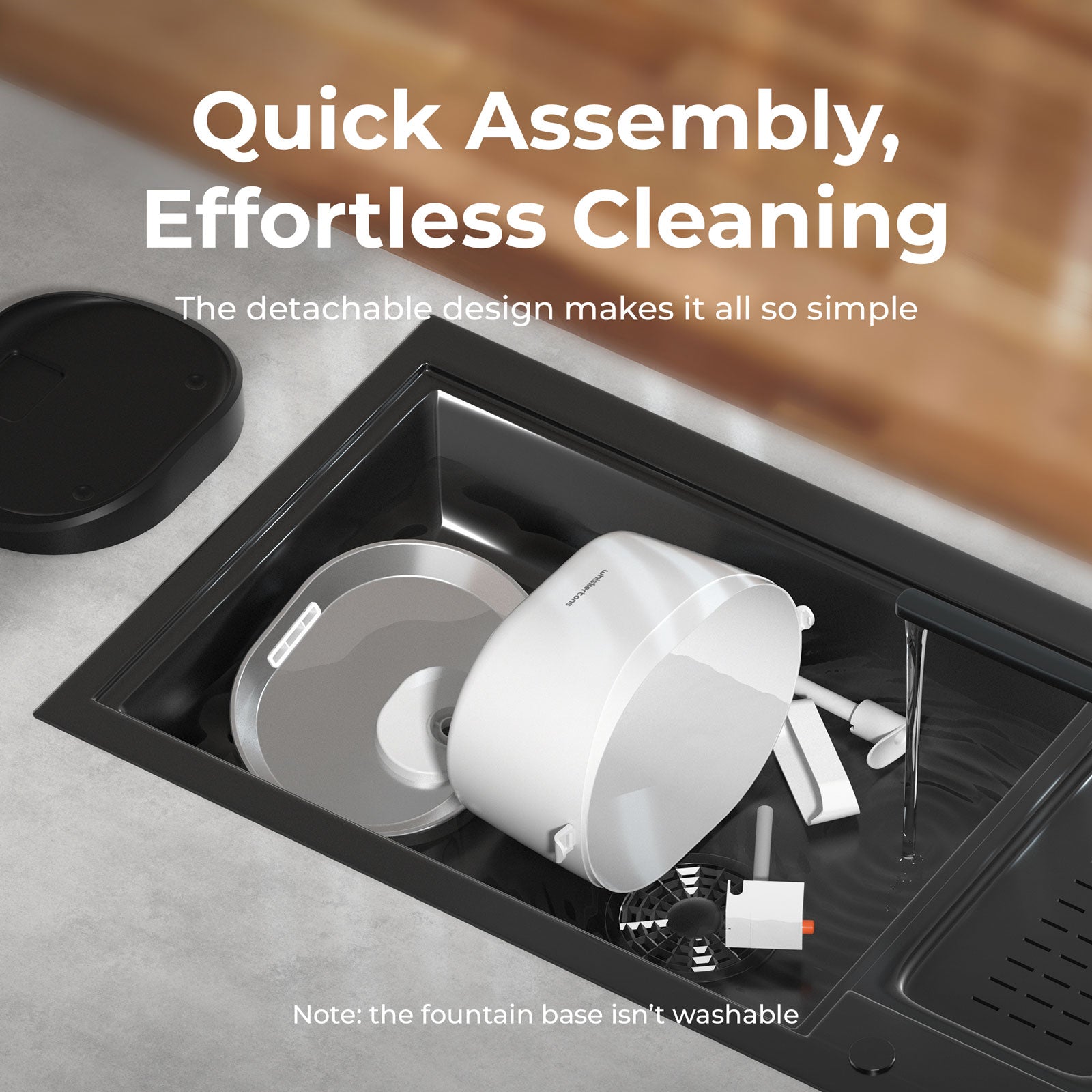 EverMount Battery-Operated Pet Water Fountain (Essential Bundle)